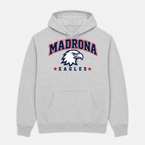 Madrona Hoodie Light Steel Design 1