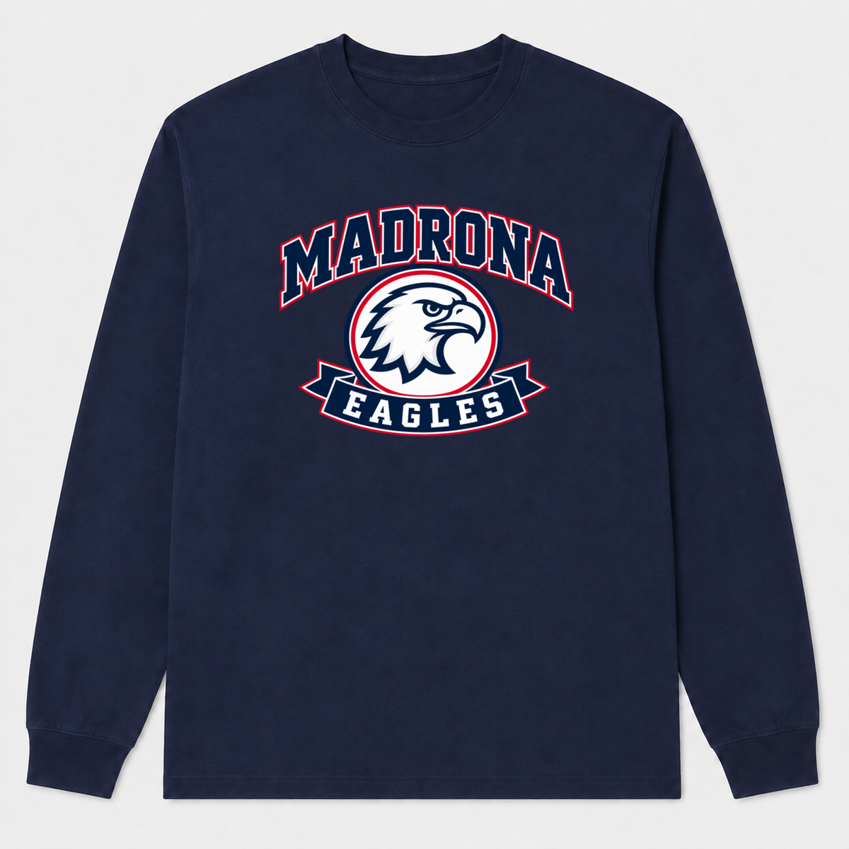 Madrona long-sleeve shirt with Design 2