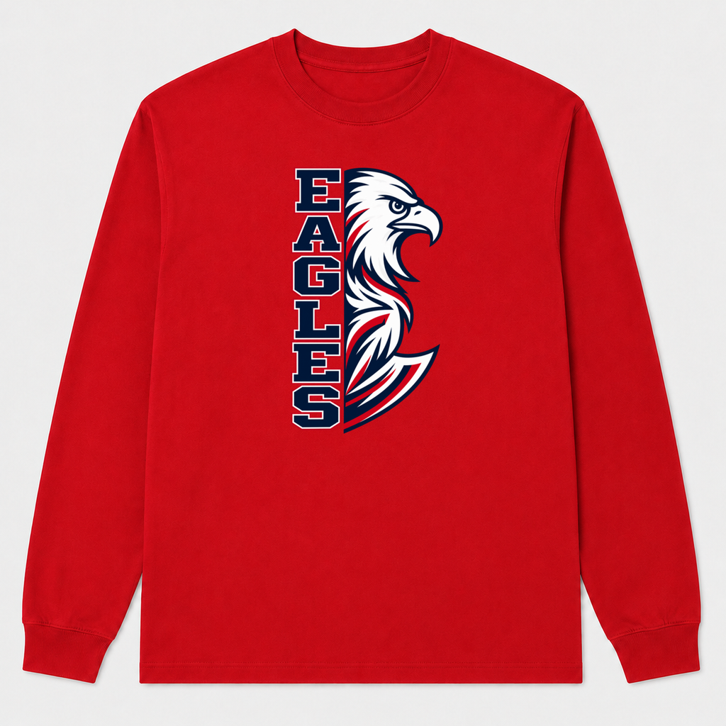 Madrona Long-sleeve Red Design 3