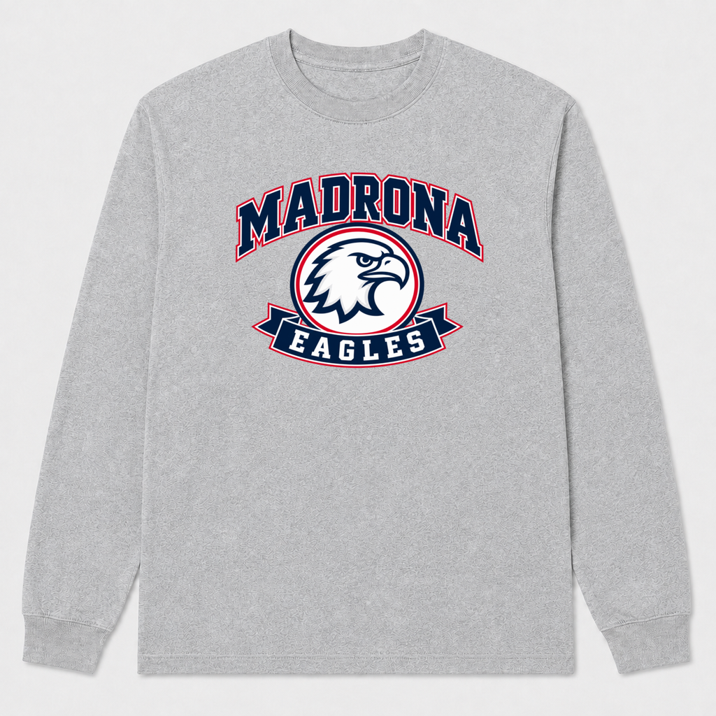 Madrona Long-sleeve Sport Gray Design 2