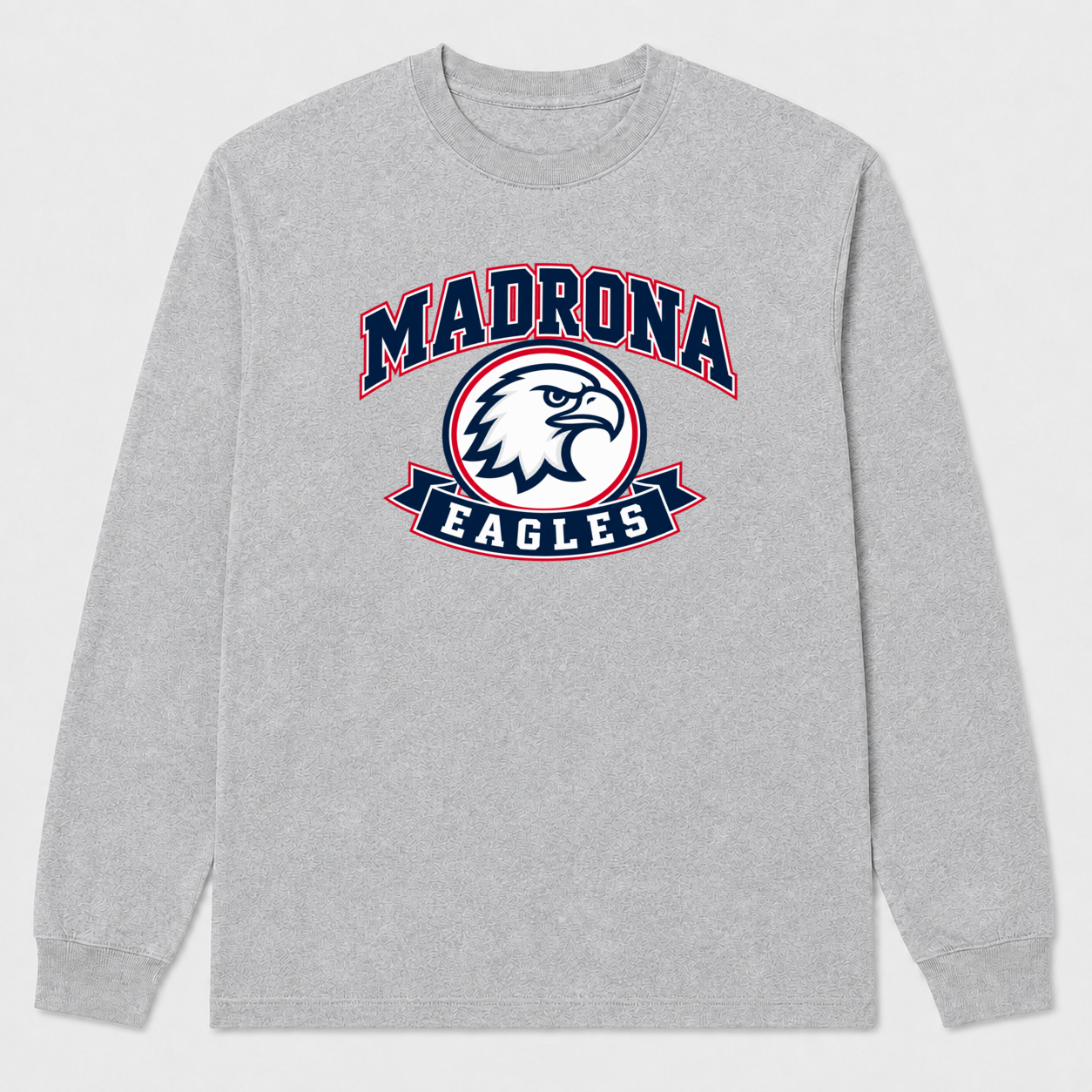 Madrona Long-sleeve Sport Gray Design 2