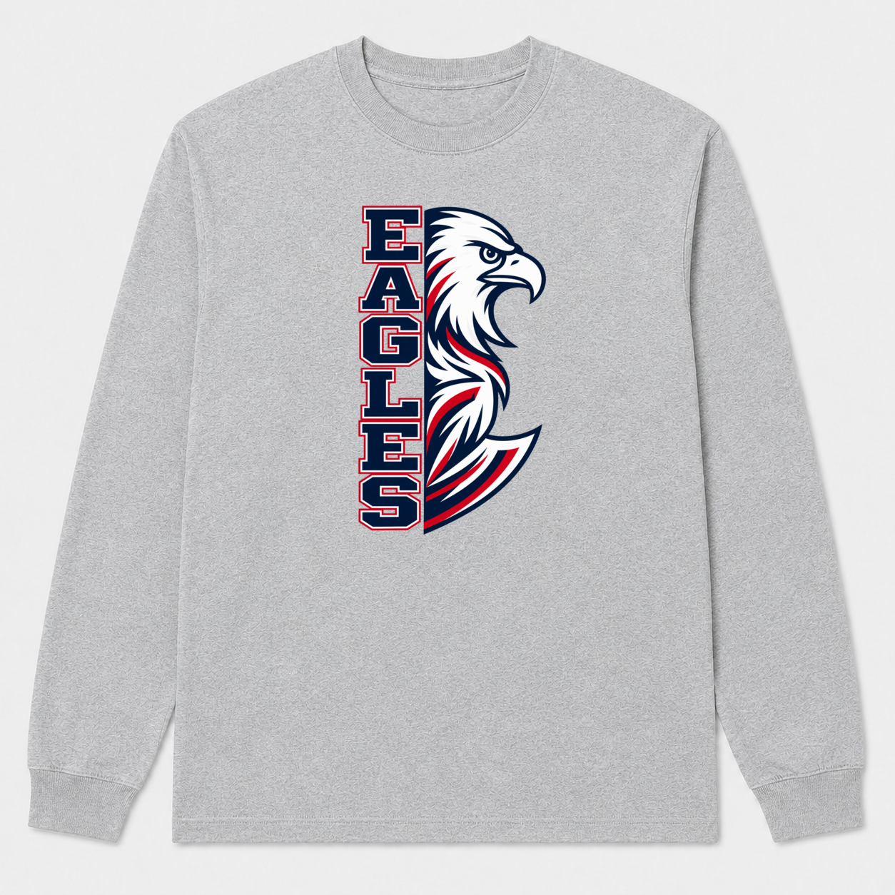 Madrona Long-sleeve Sport Gray Design 3
