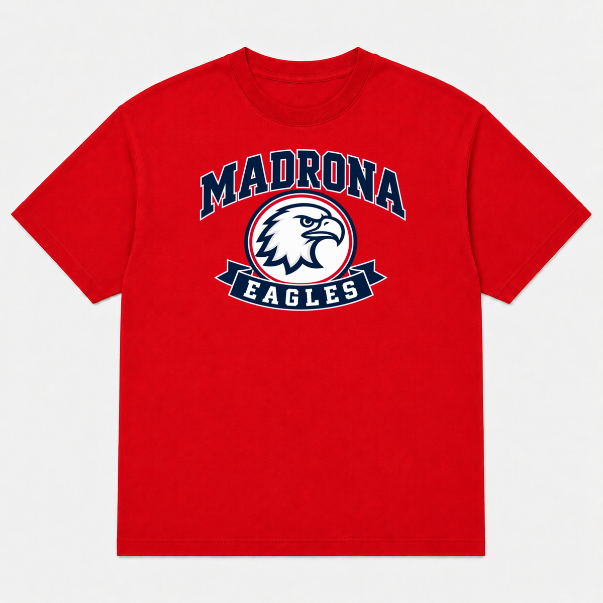 Madrona T-shirt Red Design 2