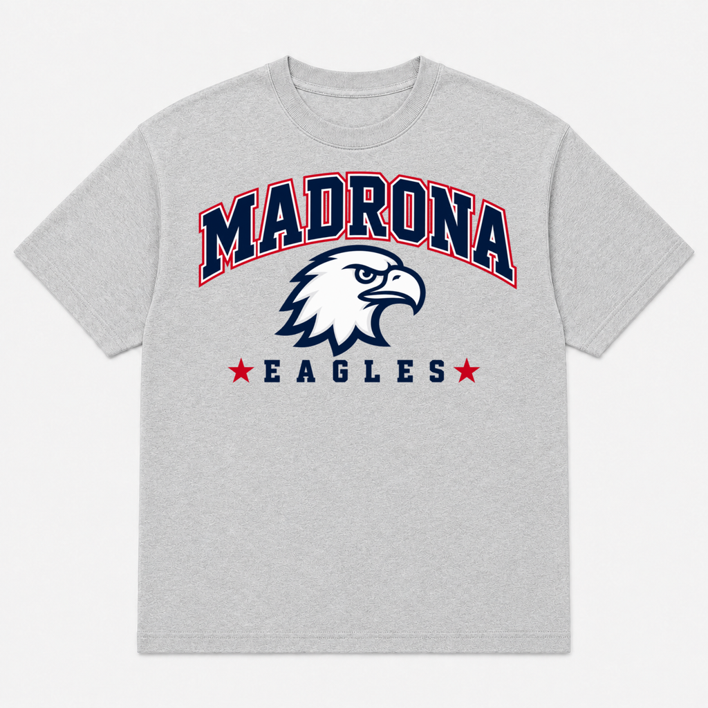 Madrona T-shirt Sport Gray Design 1